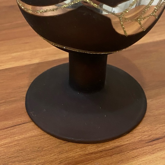 Vintage Hand Blown Mercury Glass Matte Bronze 14” Christmas Tree Topper Finial - Picture 4 of 12